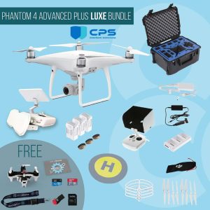 DJI Phantom 4 Advanced with remote controller with screen - Upgrade Bundle insured