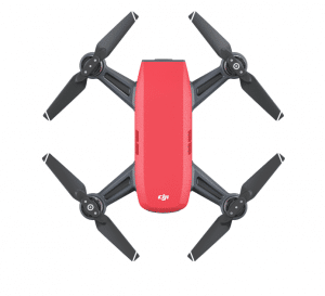 Lava Red DJI Spark Drone