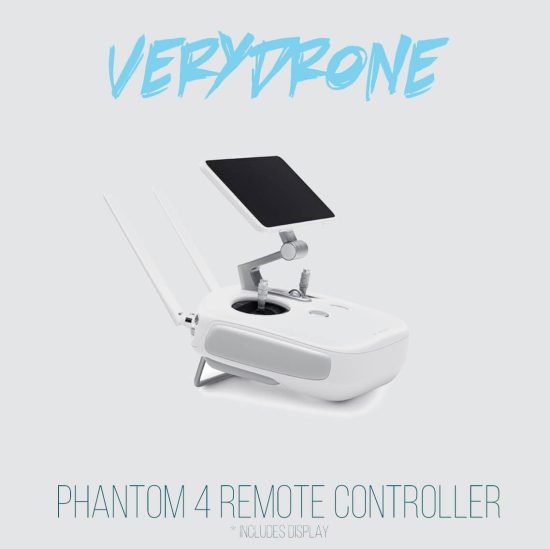 Phantom 4 remote controller with display