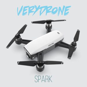 Alpine White DJI Spark Drone